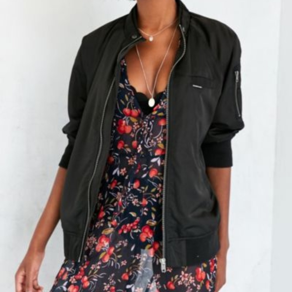 Members Only Satin Bomber